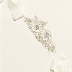 3D Appliqué Bridal Sash/Belt
